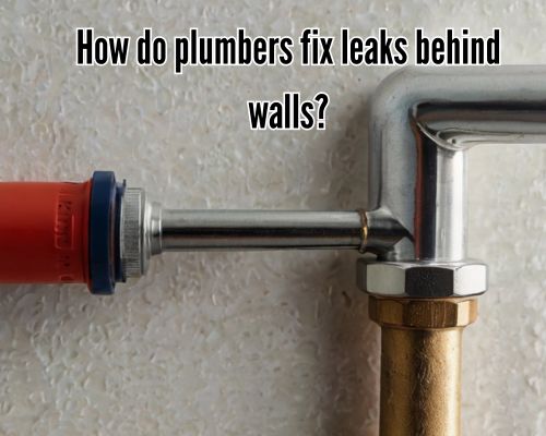 a fixed leak pipe