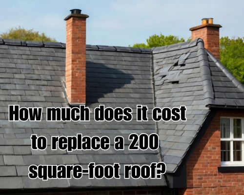 a 200 sq ft roofing