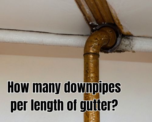 a roofing downpipe