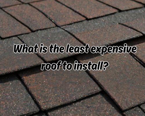 an asphalt shingle roofing work