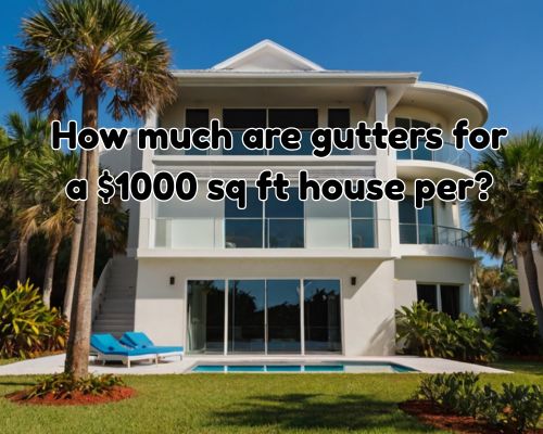 good guttering in a home
