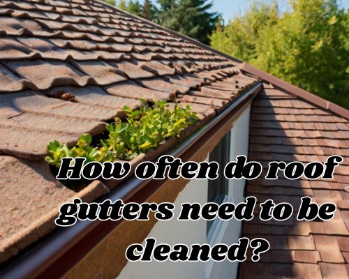 roof and gutters in need to be cleaned